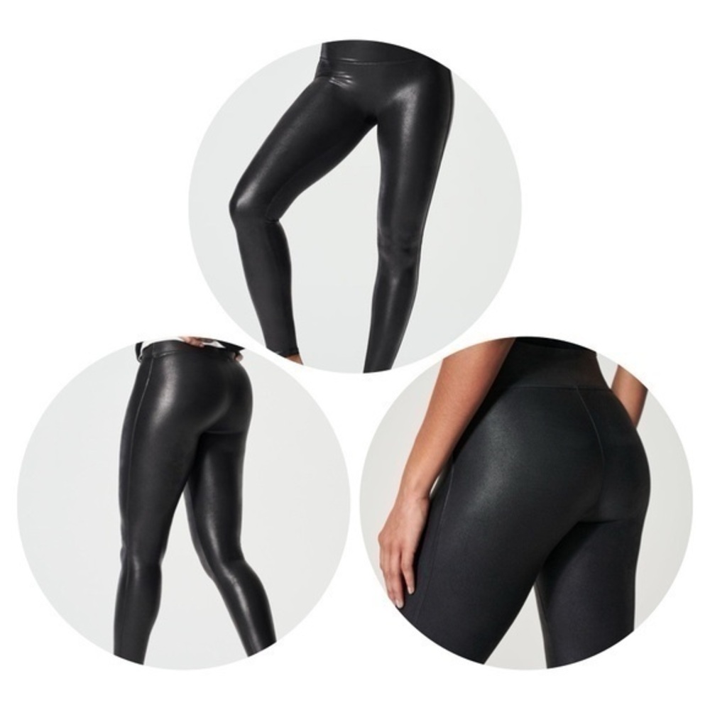 SPANXshape™ Faux Leather leggings
